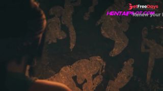 Tomb Raider Lara Gets The Biggest Futa Cock From The Camp - 3D Animation-1