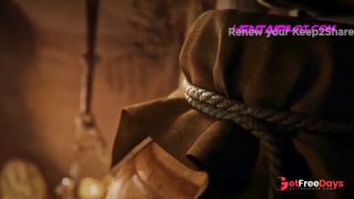 Tomb Raider Lara Gets The Biggest Futa Cock From The Camp - 3D Animation-6