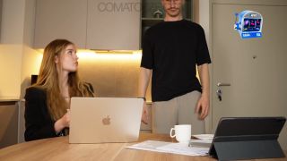 Comatozze - Big Tit Secretary Failed at Her Job... - Blonde-1