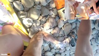 ⭐ POV Passionate Romantic Sex With Your Beloved On The Beach.-8