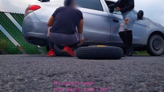 We Fucked In The Car Like Crazy And As A Thank You For Fixing His Car -2