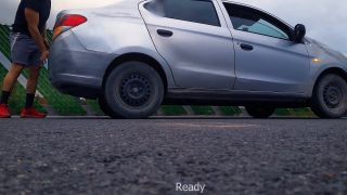 We Fucked In The Car Like Crazy And As A Thank You For Fixing His Car -3