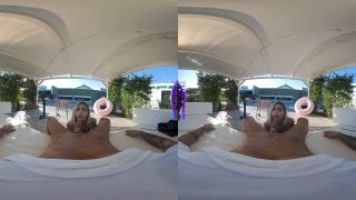 Stockings PURITYVR Big tit blonde Lisa Amane rides a stiff cock at the poolside cabana-3