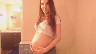 7167 Pregnant fetish, pregnant girl, lactation-5