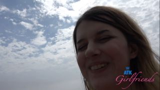 Teens Kissing on Beach: Wet Blonde POV Date Orgasm Action-4