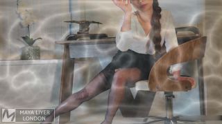 online video 13 Maya Liyer - Mesmerizing Stockings Therapist-Fantasy | legs | british porn femdom ballbusting-1