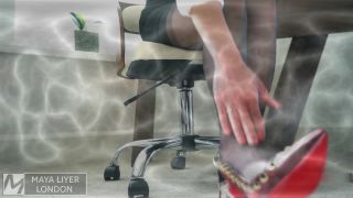 online video 13 Maya Liyer - Mesmerizing Stockings Therapist-Fantasy | legs | british porn femdom ballbusting-5