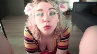 online video 8 Deepbunnyhole - Baby Glasses Kitty Neko Gaging And Suck Daddy POV - [Onlyfans] (FullHD 1080p) | fetish | femdom porn slave fetish-5