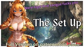 [GetFreeDays.com] F4A The Set Up - Bratty Were-Tigress Tongue Fucks Porn Video October 2022-0