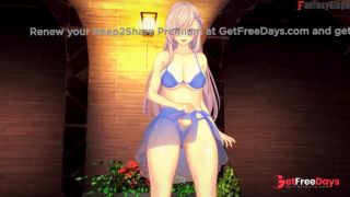 Belfast on bikini sex on the pool  Free POV  Azur Lane  Full and POV on patreon Fantasyking3-1