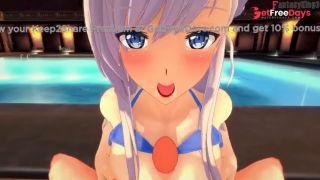Belfast on bikini sex on the pool  Free POV  Azur Lane  Full and POV on patreon Fantasyking3-6