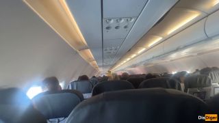 Risky Public Blowjob On A Plane  We Got Caught 1080p-7