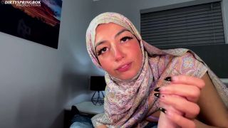 Aaliyah Yasin - Hijabi Aaliyah shows off her lingerie and gets a massive facial-0