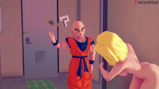 Anime Kame Roshi Fucking Android 18 In front of Krillin  DBZex 6  Full and POV on patreon Fantasyking3-9