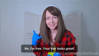 [K2S.CLUB] Tinyfeettreat (thetinyfeettreat) - The Housemaid Part 1: Reluctant Self Worship and Handjob - FullHD 1080P-2