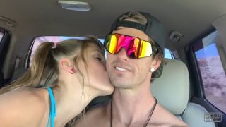 Road Head On A Road Trip Sloppy Blowjob In The Truck 720p-1