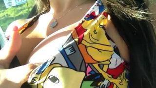 PHEmanuelly RaquelAmateur Babe Great Masturbation In Car  Amateur Public Nudity - 480p-4