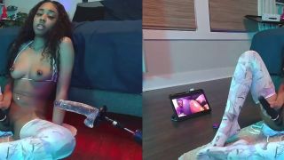 180° In Virtual Reality KhloeSweet in 3D - VR Fucks Herself to HERSELF-2