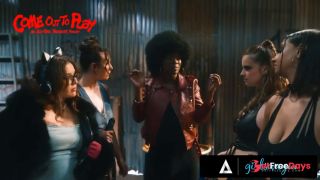 10 Girl Lesbian Gangbang Rough Fisting, Strap-on Sex, and Squirting - Warriors-1