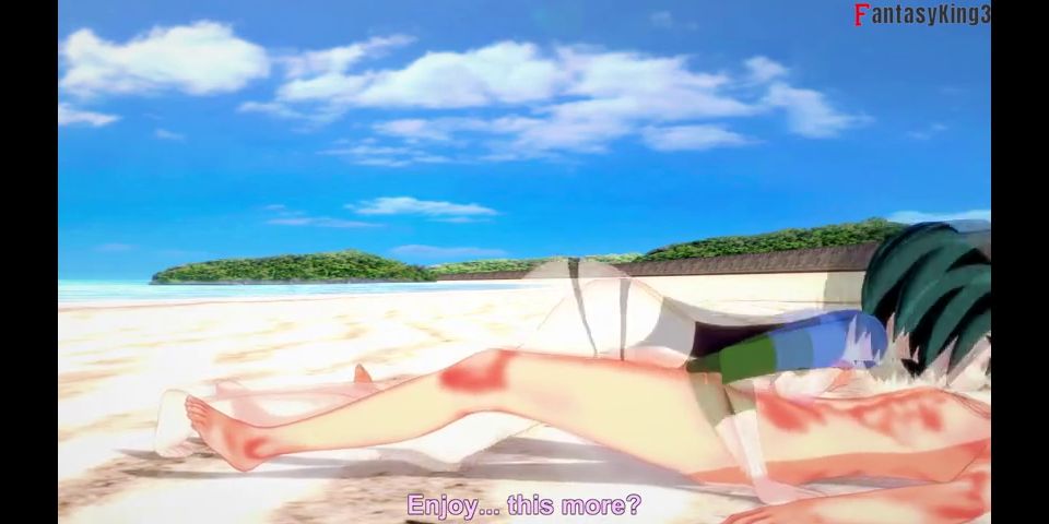 Hentai Gwen fucking on the beach  Total Drama  Full and POV on patreon Fantasyking3