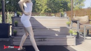 [GetFreeDays.com] yoga in short dress outdoor Porn Clip April 2023-1