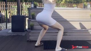 [GetFreeDays.com] yoga in short dress outdoor Porn Clip April 2023-9