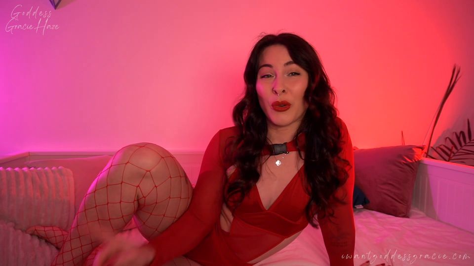 [K2S.CLUB] Goddess Gracie Haze - Valentine's Day Orgasm - Humiliation CEI - FullHD 1080P