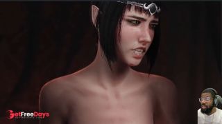 Thicc Ass Emma Gets Railed From Behind, Shadowheart Sucks On Her First Day, Balls Gate 3 Threesome-0