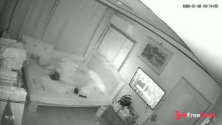 [Sleeping.Porn] She fell asleep while watching TV - bedroom hidden camera-5