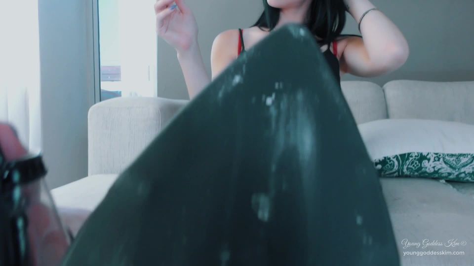 free xxx video 24 foot fetish por Young Goddess Kim - Foot slave Degraded, young on fetish porn
