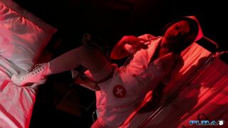 Creepy-Sexy nurse Skin Diamond dances and teases-8