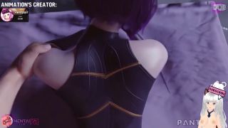 Jazziuu - Teen titans fuck Raven with their butt (HentaiVr animation) - Jazziuu-1