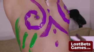 Hd Porn Wild and crazy girls face off in Strip Freeze game-5