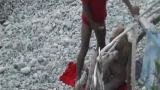 Skinny nudist fucked in beach Nudism-5
