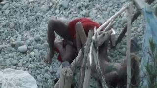 Skinny nudist fucked in beach Nudism-7