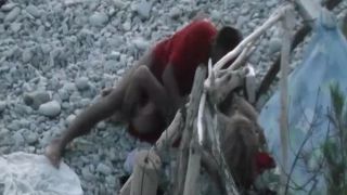 Skinny nudist fucked in beach Nudism-8