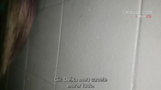 xxx clip 4 male fart fetish tacristinalmeida – 52417397 Wife Fucking With Two Guys, Humiliates Husband, Making Him Suck Cock In Sexshop – Cristina Almeida, femdom on femdom porn-3