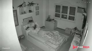 [Sleeping.Porn] Chubby girl chilling in the bed after birthday party, hidden cam-5