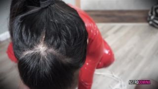 porn clip 49 apron fetish Astro Domina – Latex Debt Collector, bondage on fetish porn-3