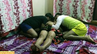 Amazing hot desi threes sex hot milf bhabhi vs two devars in h....-2