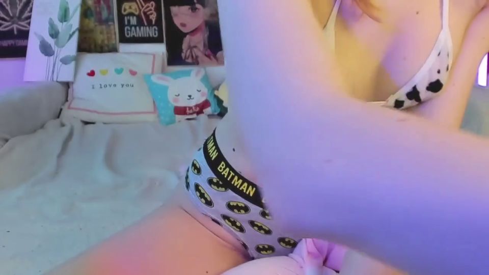 Small Tits teasing you with my pussy rubbing 2