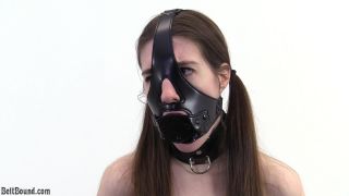 video 44 superheroine femdom Belt Bound – Ivy Red – penis gag mask, belt bound on bdsm porn-0