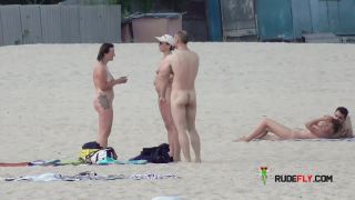 Nice girls on nude plage of the south of  France.-0