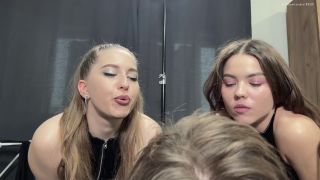 clip 10 bbw smoking fetish Wildcats – Princess Bertie And Rebecca – Spit In The Slaves Face And Laugh At Him, spit on fetish porn-6