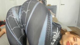 Jenie Fire Gets Naughty In Sexy Spiderman Fit Blowjob Jenie Fire-1