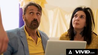 Kendra Spade - VIVID - Naughty Exchange Teen Kendra Spade Blows Steve Holmes For A Sticky Facial Finish-1