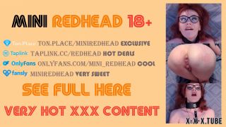 PornHub  MiniRedhead  Hard Bdsm Game With Red Haired Bitch Miniredhead Filled Her Ass With Sperm-9