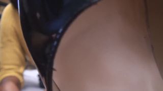 Ebony pantyhose and shoe humiliation. (Femdom porn)-1