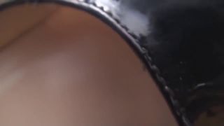 Ebony pantyhose and shoe humiliation. (Femdom porn)-6