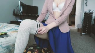 XMissMoxxiX In 49 – Natsuki Lit Club Tease - [Webcam]-5